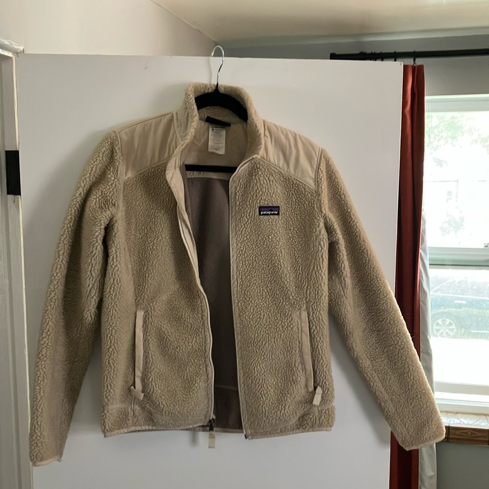 Patagonia Beige Sherpa Jacket